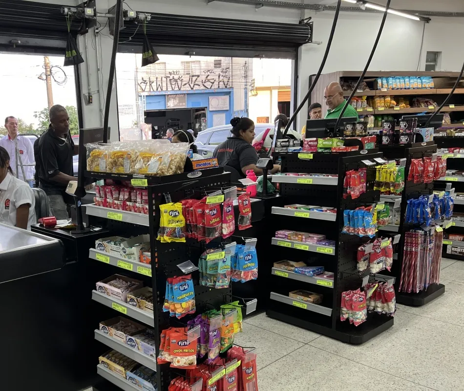 Check stand supermercado